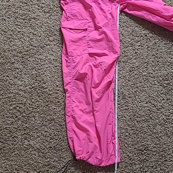No Boundaries Juniors’ Parachute Pant Hot Pink Size Xsmall - Picture 5 of 6